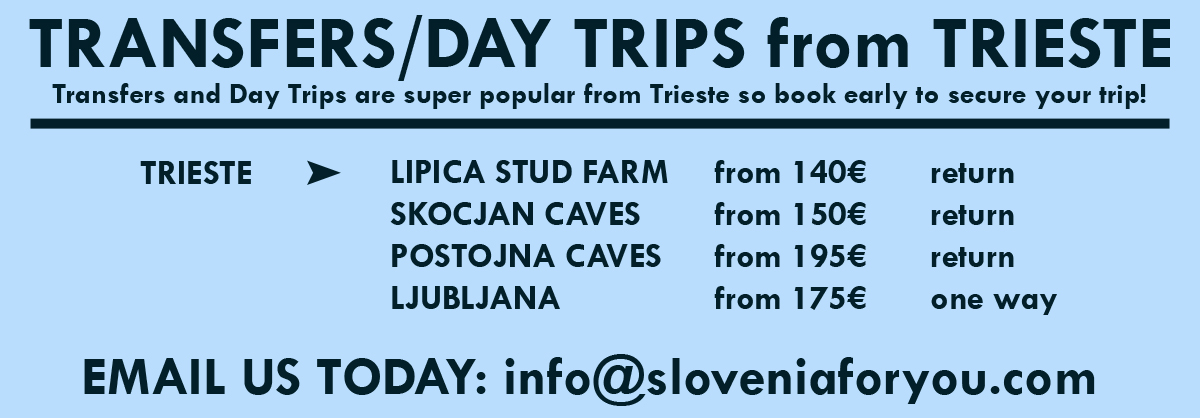 Transfer Prices from Trieste - Sloveniaforyou